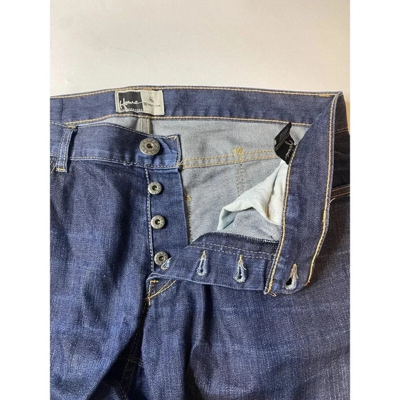 Howe Men’s Medium Wash Size 34 Denim Jeans Button Fly - Picture 6 of 10